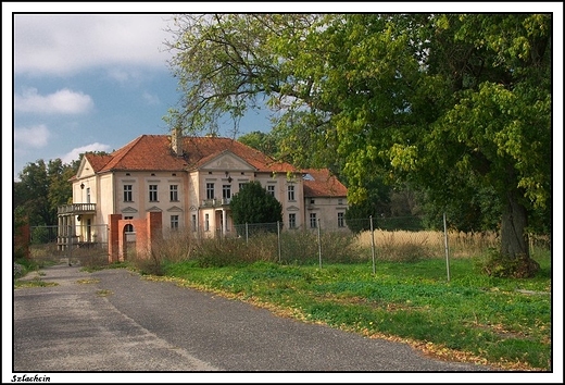 Szlachcin - elektyczny dwr z pocztku XIXw.