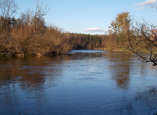 Szczypiorno. Wieczorem nad Wkr.