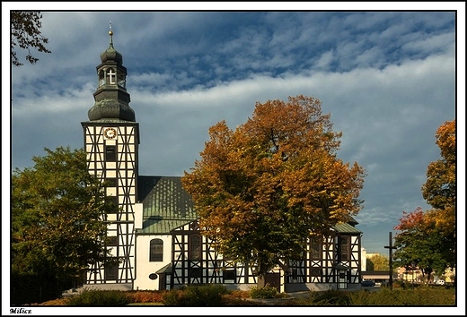 Milicz - szachulcowy, barokowy koci aski pw. w. A.Boboli z 1709 r.