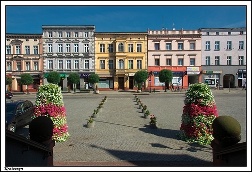 Krotoszyn - zabytkowe kamienice w rynku