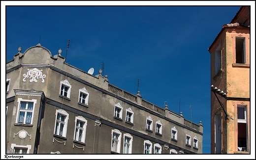 Krotoszyn - zabytkowe kamienice przy ul. Floriaskiej i May Rynek