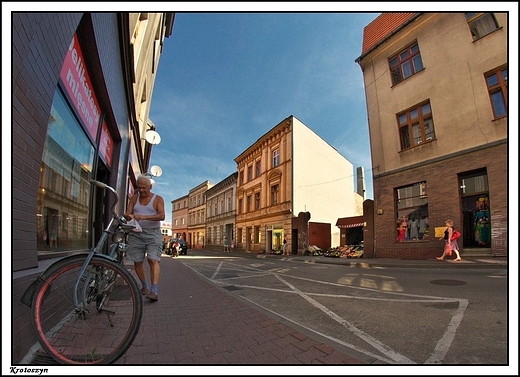 Krotoszyn - zabytkowe kamienice przy ul. Komiskiej