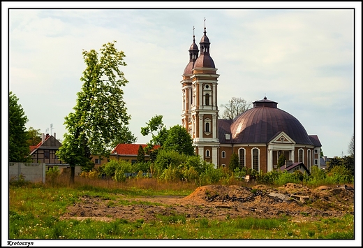 Krotoszyn - poewangelicki koci w. Andrzeja Boboli z koca XVIII w.