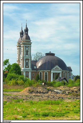 Krotoszyn - poewangelicki koci w. Andrzeja Boboli z koca XVIII w.