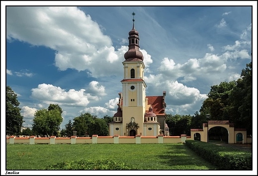 Smolice - neobarokowy koci pw. Najw. Serca Jezusa z lat 1907 - 1909