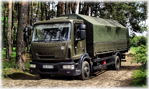 pojazd logistyczno- trasportowy Poligon Rakw- Operacja Zachd 2014