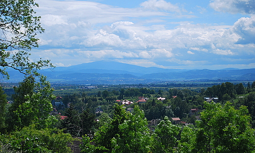 Beskid lski. Widok z Koziej Gry w kierunku Pilska ( Beskid ywiecki)