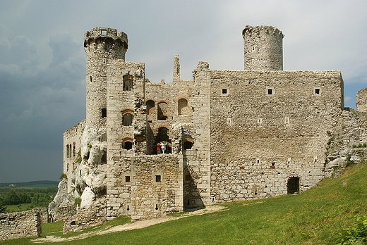 Ruiny ogrodzienieckiego zamku.