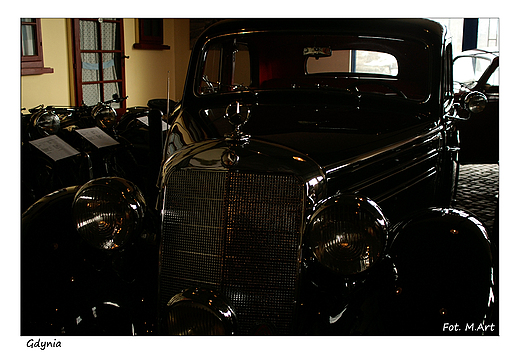 Gdynia - Gdyskie Muzeum Motoryzacji: Mercedes 170S (1950 r.)