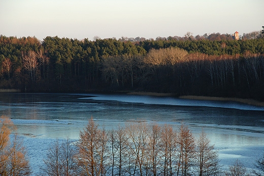 Poudniowy kraniec jeziora Wysokie Brodno
