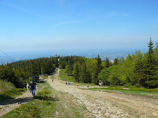 Beskid lski. Widok z Szyndzielni (1026 m n.p.m.) na Podbeskidzie