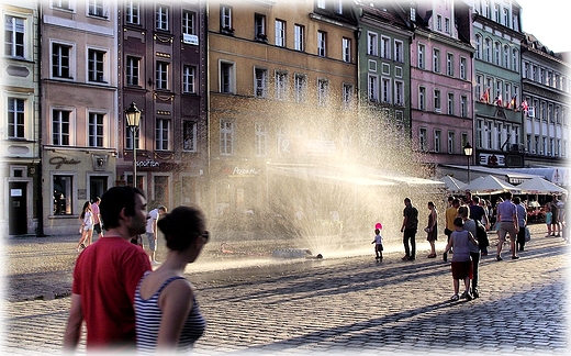 Wrocawski rynek przyjazny w czasie upau