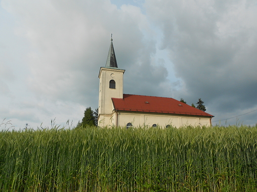 Mazacowice. Koci ewangelicki