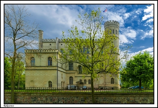 Rokosowo - paac wybudowany wg projektu Fryderyka Augusta Stullera w stylu gotyku romantycznego