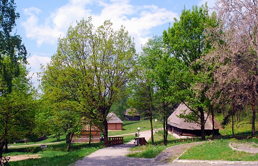 Nadwilaski Park Etnograficzny w Wygiezowie. Widok oglny.