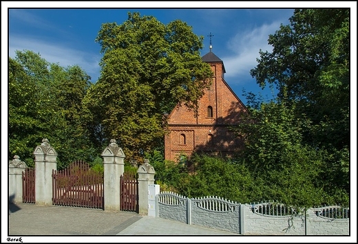 Domaradzice Borek - koci filialny pw. Przemienienia Paskiego z koca XVIII w.