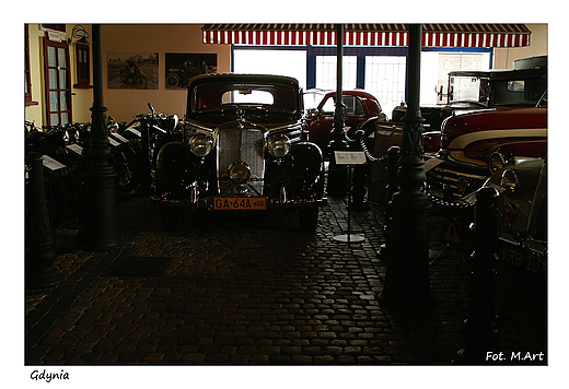 Gdynia - Gdyskie Muzeum Motoryzacji: Mercedes 170S (1950 r.)