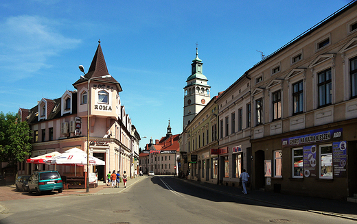 ywiec. Fragment centrum miasta.