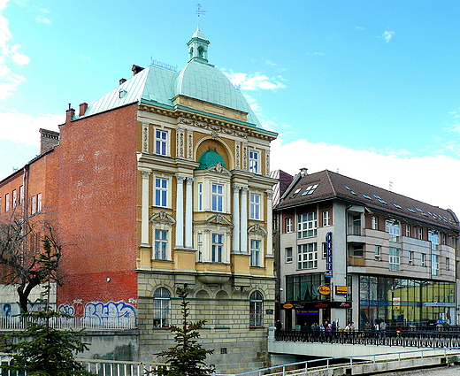 Bielsko-Biaa. Barokowa kamienica nad rzek Bia