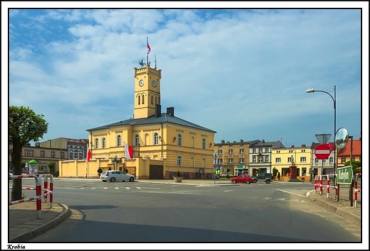 Krobia - neoromaski ratusz  z XIX w.
