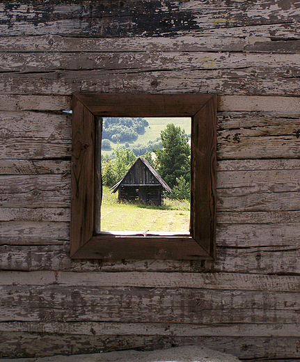 Opuszczona chata. Pieniny