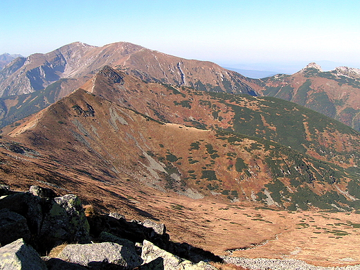 Widok z Kasprowego Wierchu. Tatry