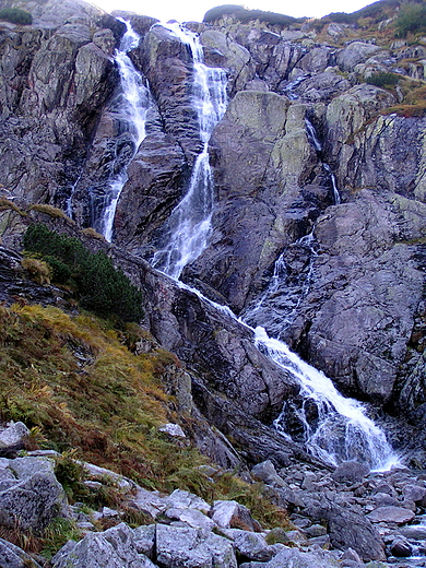 Wodospad Wielka Siklawa. Tatry