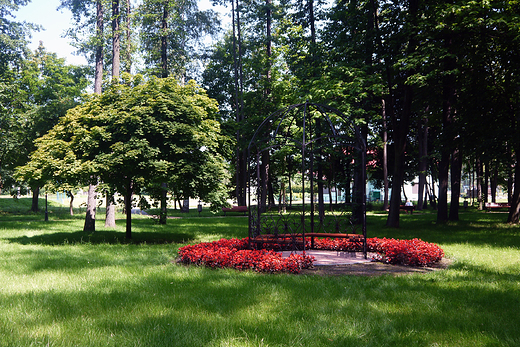 Goczakowice-Zdrj. Park zdrojowy.