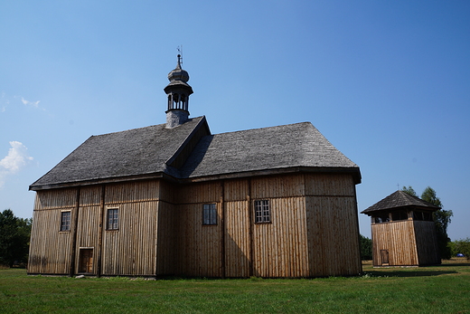 Skansen Maurzyce. Drewniany koci w. Marcina z Wysokiennic z 1778 r.