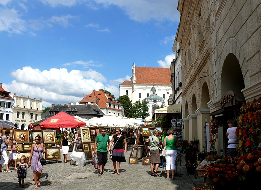Kazimierz Dolny. Na rynku.