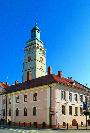 ywiec. Widok na Katedr z ul.Kociuszki