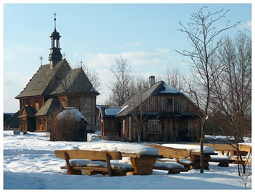 Muzeum Wsi Kieleckiej. Koci z Rogowa pw. Matki Boej Pocieszenia z 1763