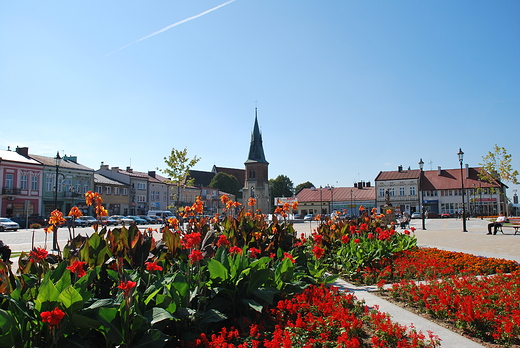 Rynek w Strzyowie.