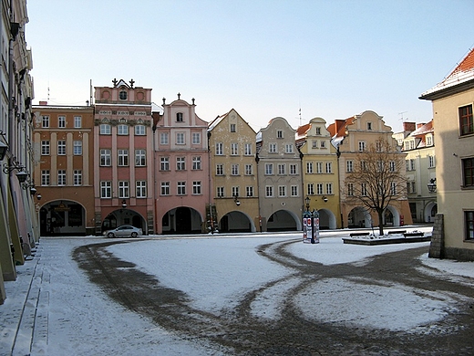 Jelenia Gra - kamienice na rynku