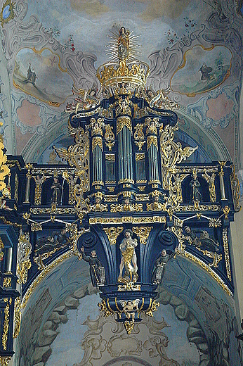 Leżajsk - boczny prospekt organów klasztornych