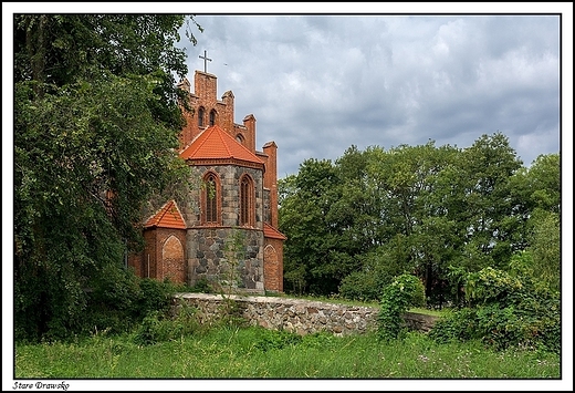 Stare Drawsko - neogotycki koci z 1870r.