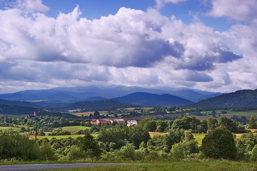 Bieszczady z punktu widokowego