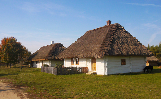 Tokarnia. Muzeum Wsi Koeleckiej jesieni.