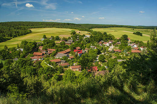 Wola Chroberska - widok z Wielkiej Gry