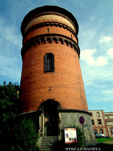 wieża ciśnień w Jaworze powstała pod koniec XIX w.
