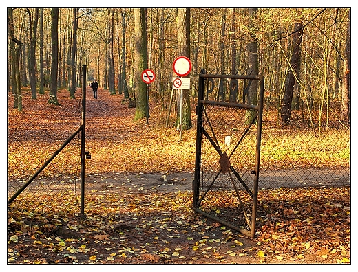 Gouchw - brama do czci parku, gdzie znajduje si zagroda ze zwierztami