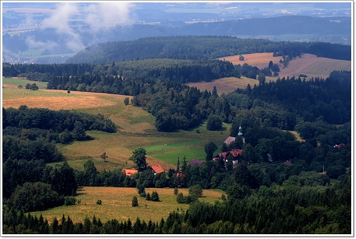 Szczeliniec Wielki widok na Pasterk