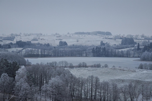 Widok z Zamkowej Gry - Jez. Szurpiy