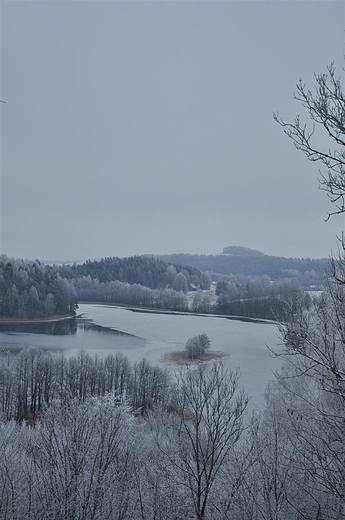 Widok z Zamkowej Gry - Jez. Jeglwek