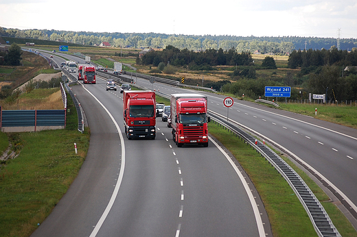 Malnia - Autostrada 4 most nad Odr - kierunek Wrocaw