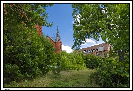 Juchowo - paac Deningw, junkrw pomorskich, wybudowany w 1874r, w stylu eklektycznym