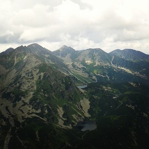 Widok z Woowca na poudnie