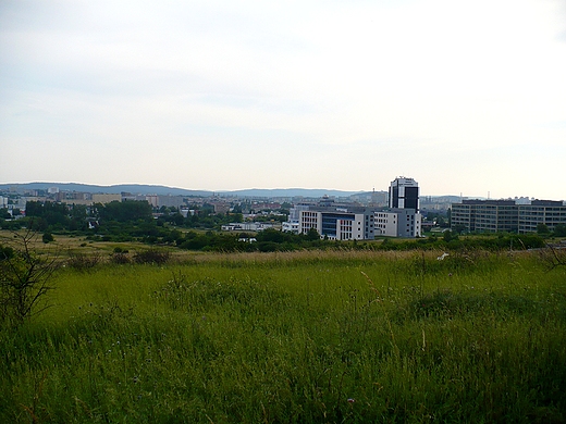 Widok z ulicy Ciekockiej. Kielce