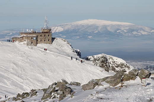 Widok z Kasprowego Wierchu na Babi Gr