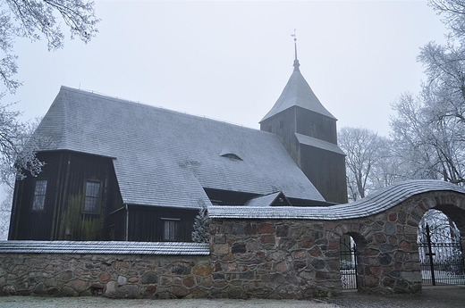 Modrzewiowy koci w Wieliczkach